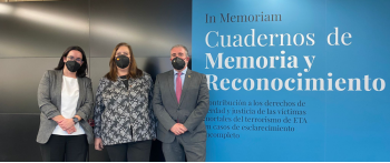 La AVT acompaña en Bilbao a las víctimas del terrorismo en la presentación de los Cuadernos de Memoria y Reconocimiento